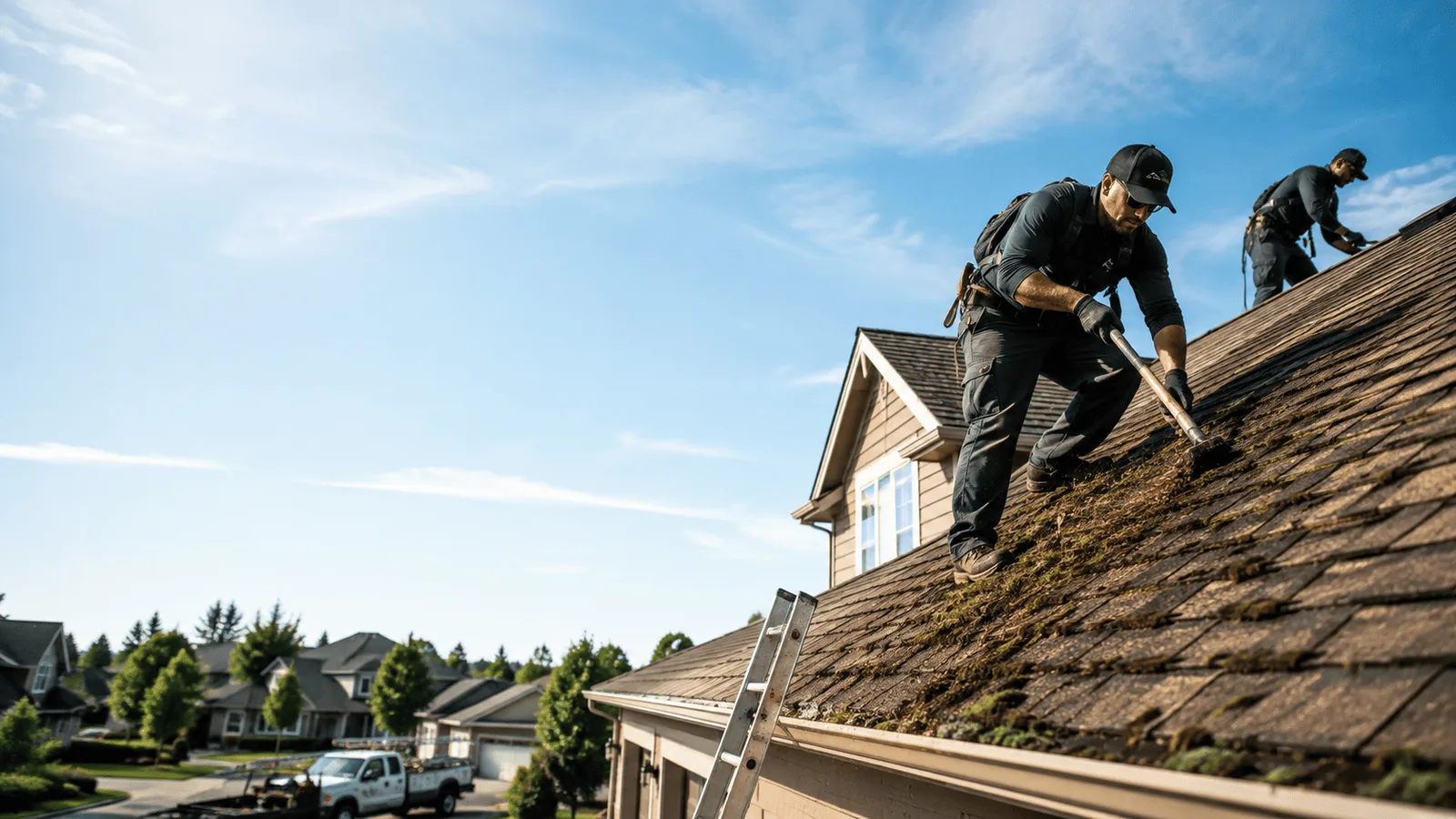Roof Moss Removal in Waterloo, IL near me